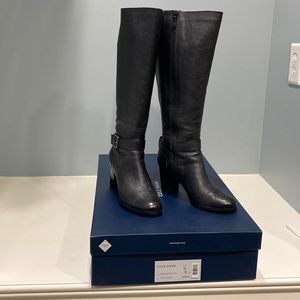 Cole Haan black leather Hinckley boot in sz 9